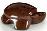 Polished Cinnamon (Mahogany) Obsidian Turtle - Oregon #331579-1